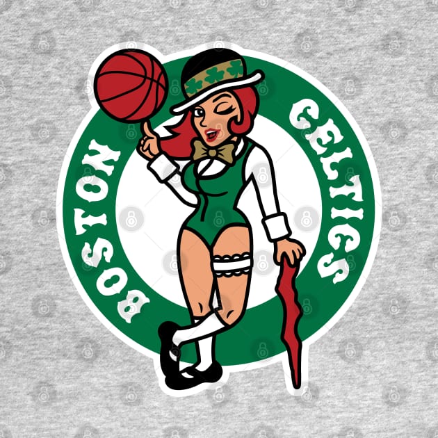 Boston Lady Celtics by Carl Cordes